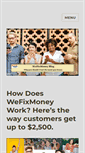 Mobile Screenshot of blog.wefixmoney.com